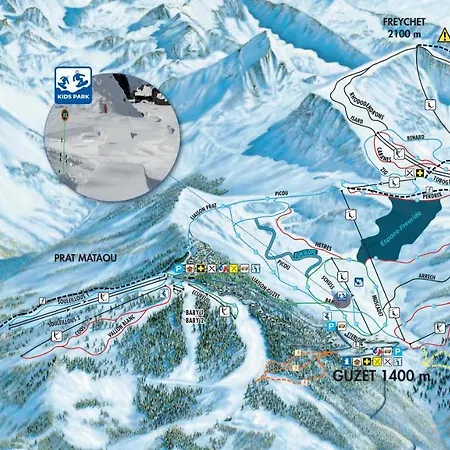 Pleine Nature Pied Pistes Piscine Chauffee アパート Ustou