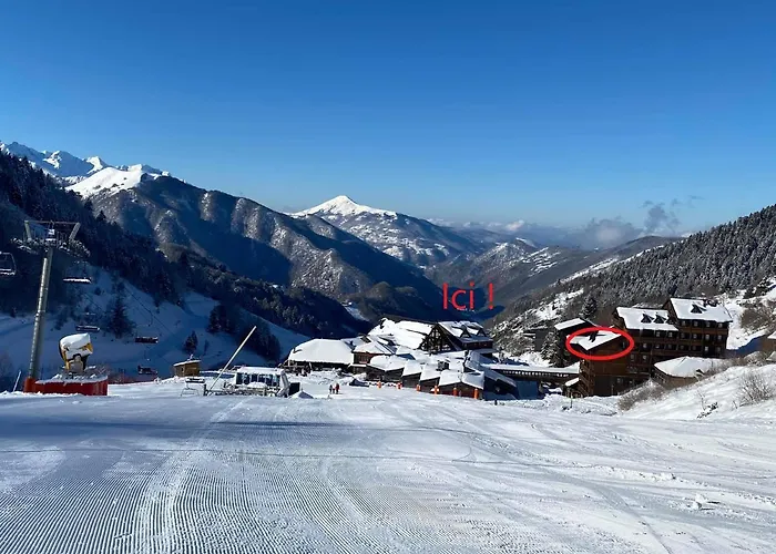 Pleine Nature Pied Pistes Piscine Chauffee * 우스투